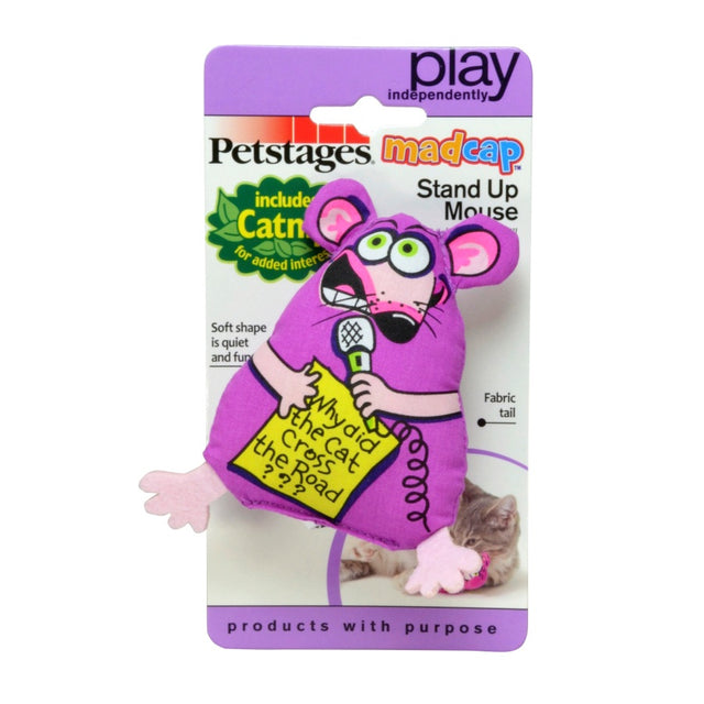 Petstages Madcap Stand Up Mouse - (D)