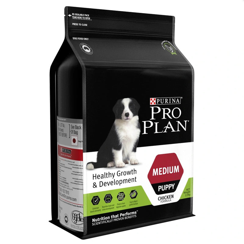 Purina Pro Plan Puppy Medium Breed Dog Dry Food - Chicken