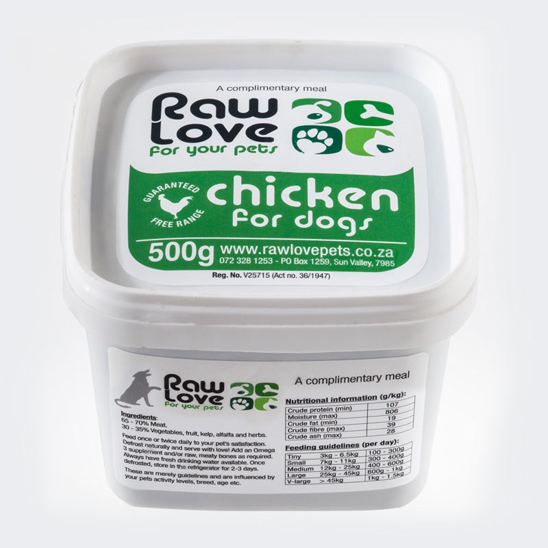 Raw Love Canine Chicken