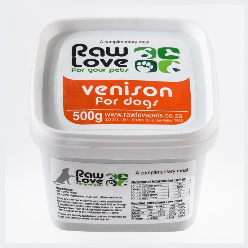 Raw Love Canine Venison