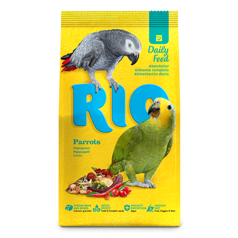 Rio Daily Feed For Parrots 1KG