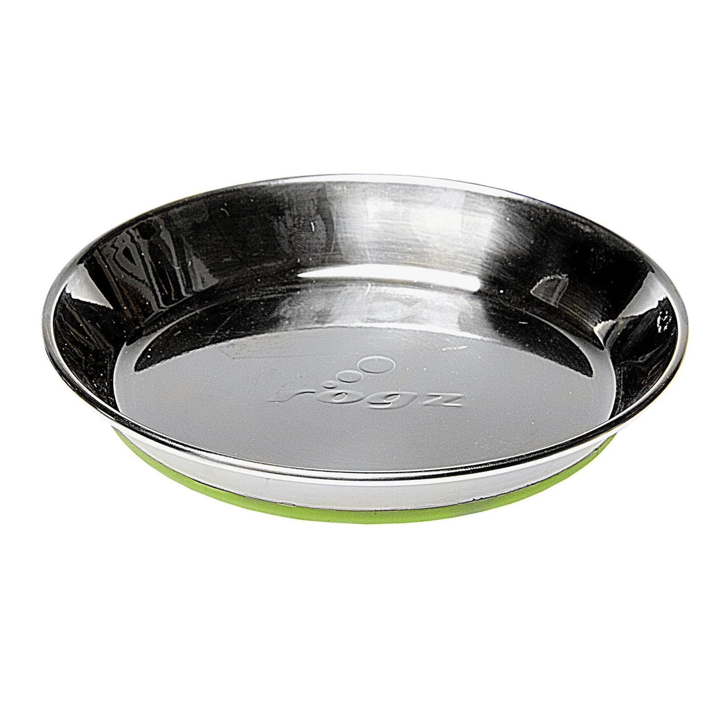 _Rogz Anchovy Stainless Steel Bowl - Lime - (D)