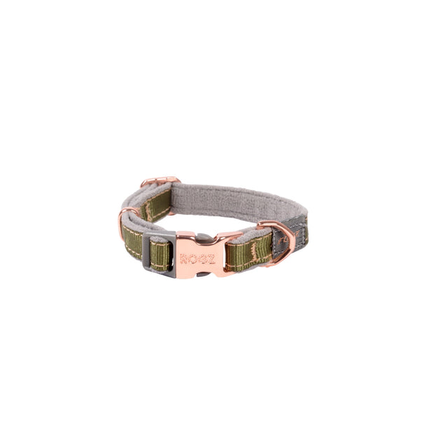 Rogz Dogz Urban Range Classic Collar - Olive Twist