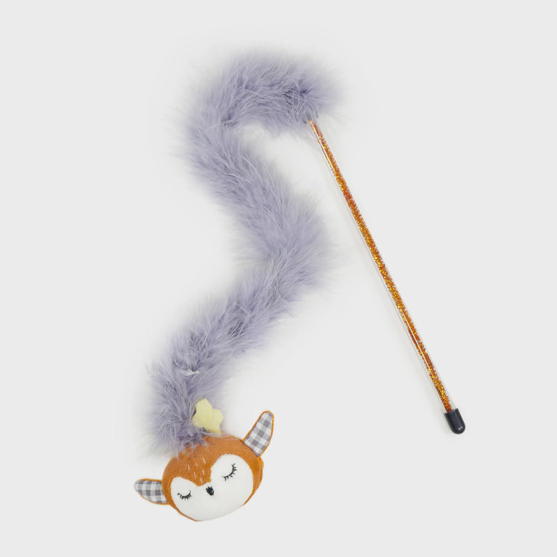 _Rosewood Christmas Reindeer Tinsel Cat Teaser