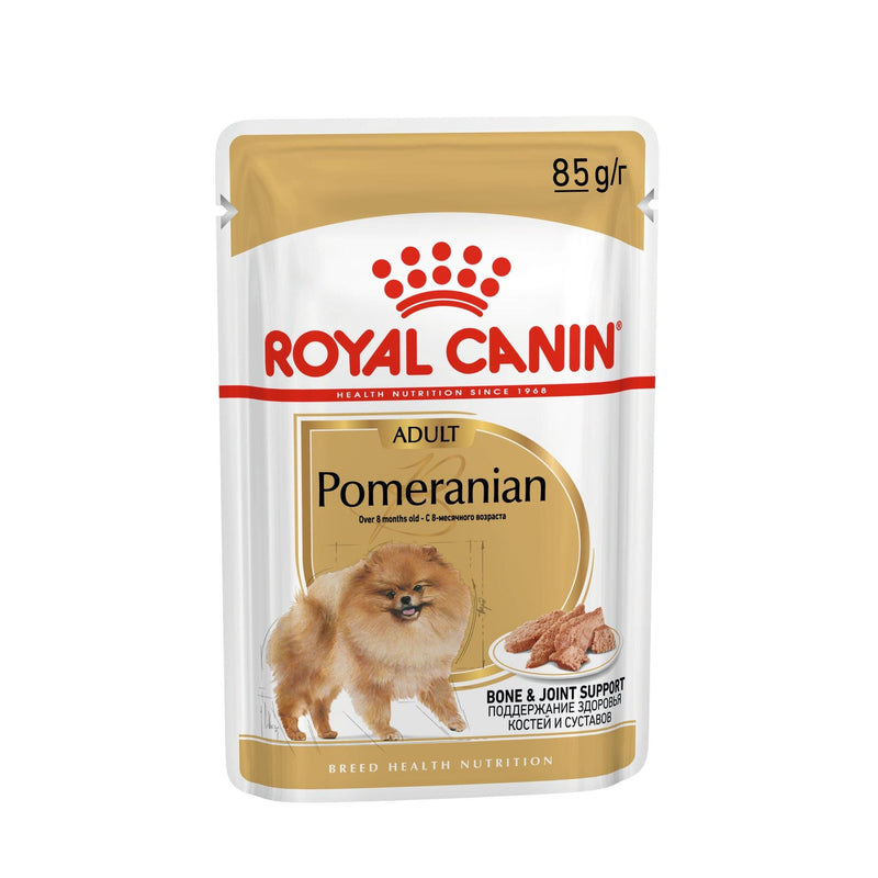 Royal Canin Breed Specific Wet Dog Food - Pomeranian Adult Pouches - Single