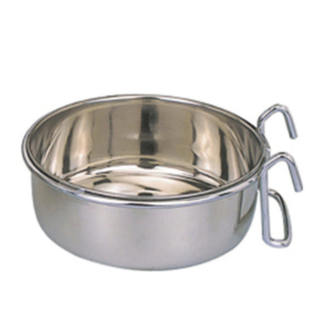 Stainless Steel Bird Cup (Wire hook holder)