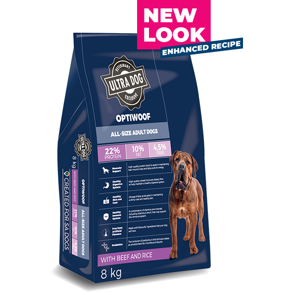 Ultradog Optiwoof Adult Beef & Rice (40kg)
