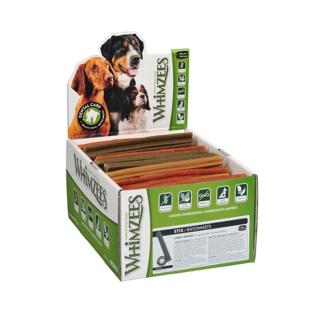Whimzees Bulk - Stix Large (Box of 50)