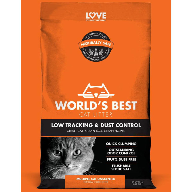 World's Best Cat Litter - Low Tracking & Dust Control