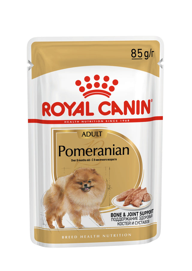 Royal Canin Breed Specific Wet Dog Food - Pomeranian Adult Pouches - Single