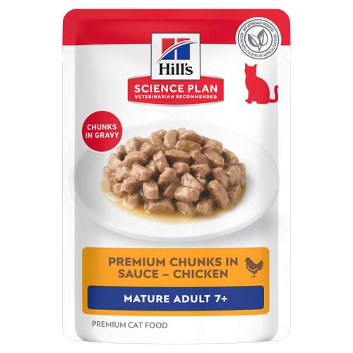 Hill's Cat Mature Pouch - Chicken