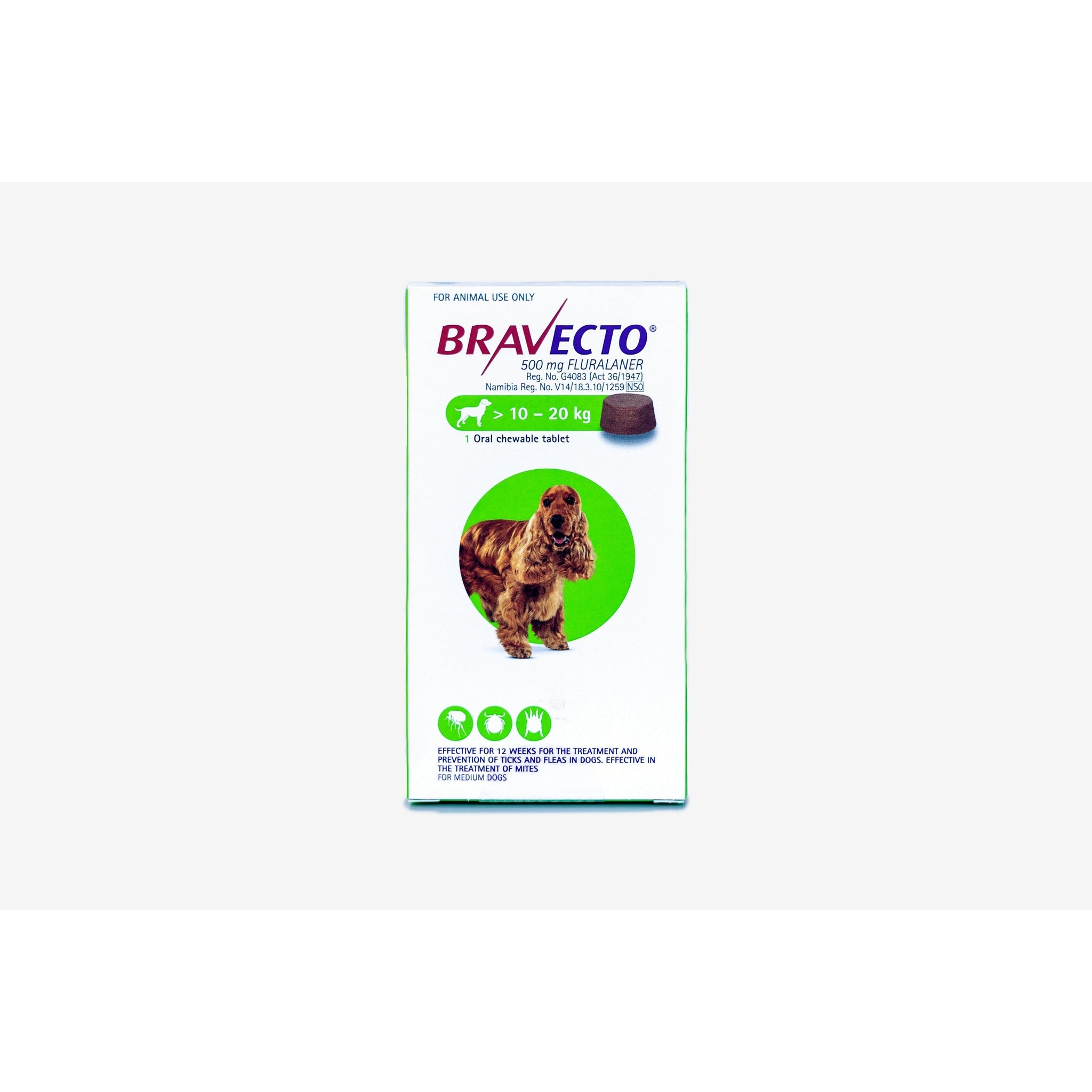 Bravecto Chewable for Medium Dogs (10 20kg) Pet Plus
