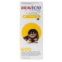 Bravecto Spot On For Mini/Toy Dogs (2kg-4.5kg)
