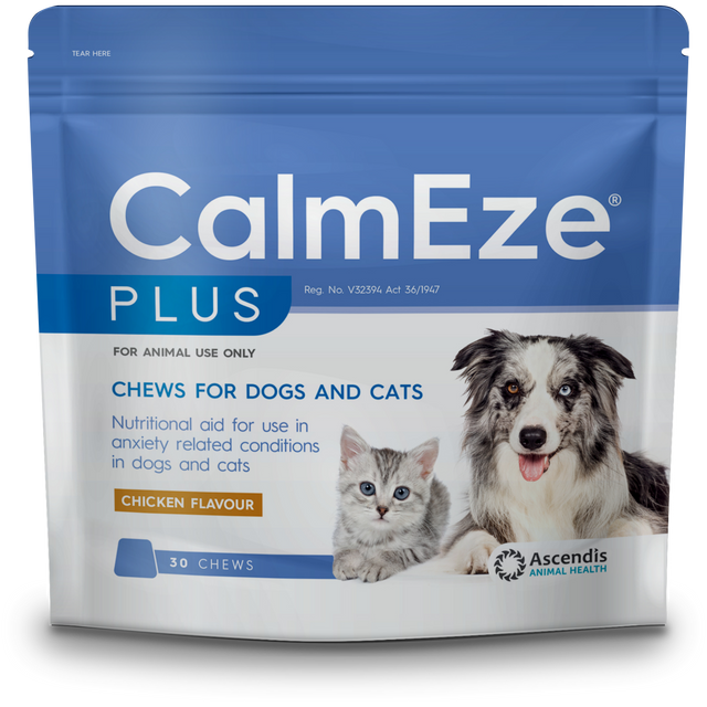 CalmEze Plus Chews for Dogs & Cats - Bag of 30