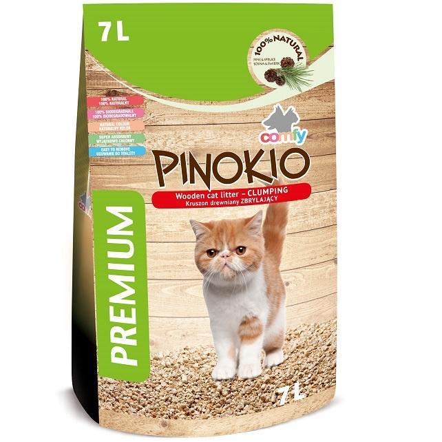 Comfy Pinokio Clumping Crushed Pellets Cat Litter 7L