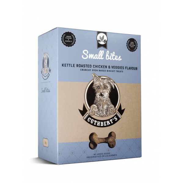 Cuthbert's Dog Biscuits - Kettle Roasted Chicken & Veggie - Small Bites