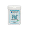 Earthbath Tooth & Gum Wipes - Peppermint
