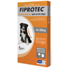 Fiprotec Dog 10-20kg Orange (Single)