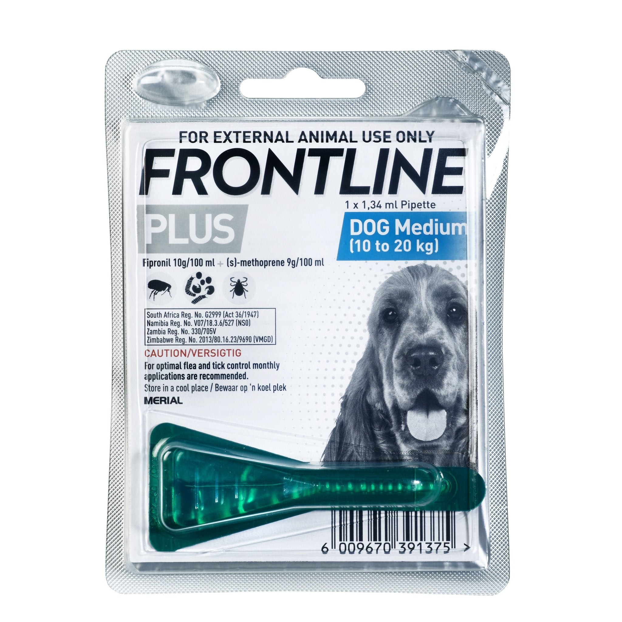 Frontline Plus Dog 10-20kg Medium (Single) Pet Plus