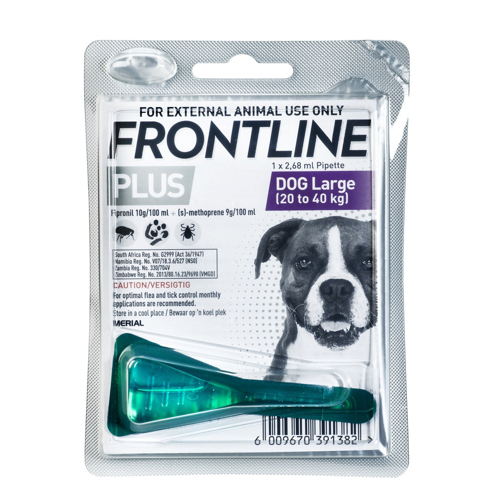 Frontline Plus Dog 20-40kg Large (Single) Pet Plus