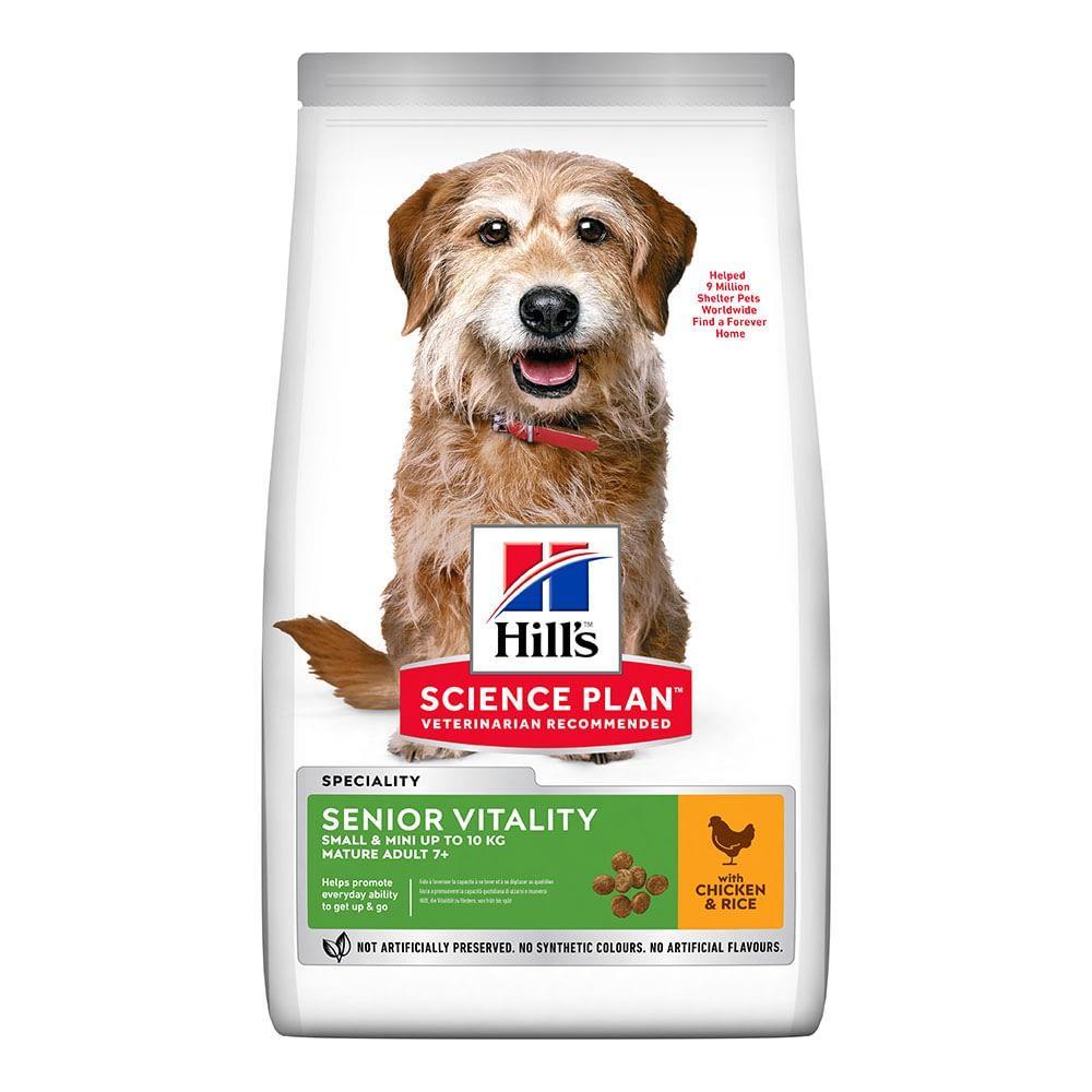 Hill's Canine Senior Vitality Adult 7+  Small & Mini Breed - Chicken and Rice