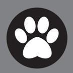 Instant Tag - Black & White Paw