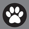 Instant Tag - Black & White Paw