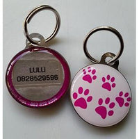 Instant Tag - Free Kisses (Pink)