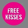Instant Tag - Free Kisses (Pink)