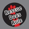 Instant Tag - Rescue Dogs Rule (Red)