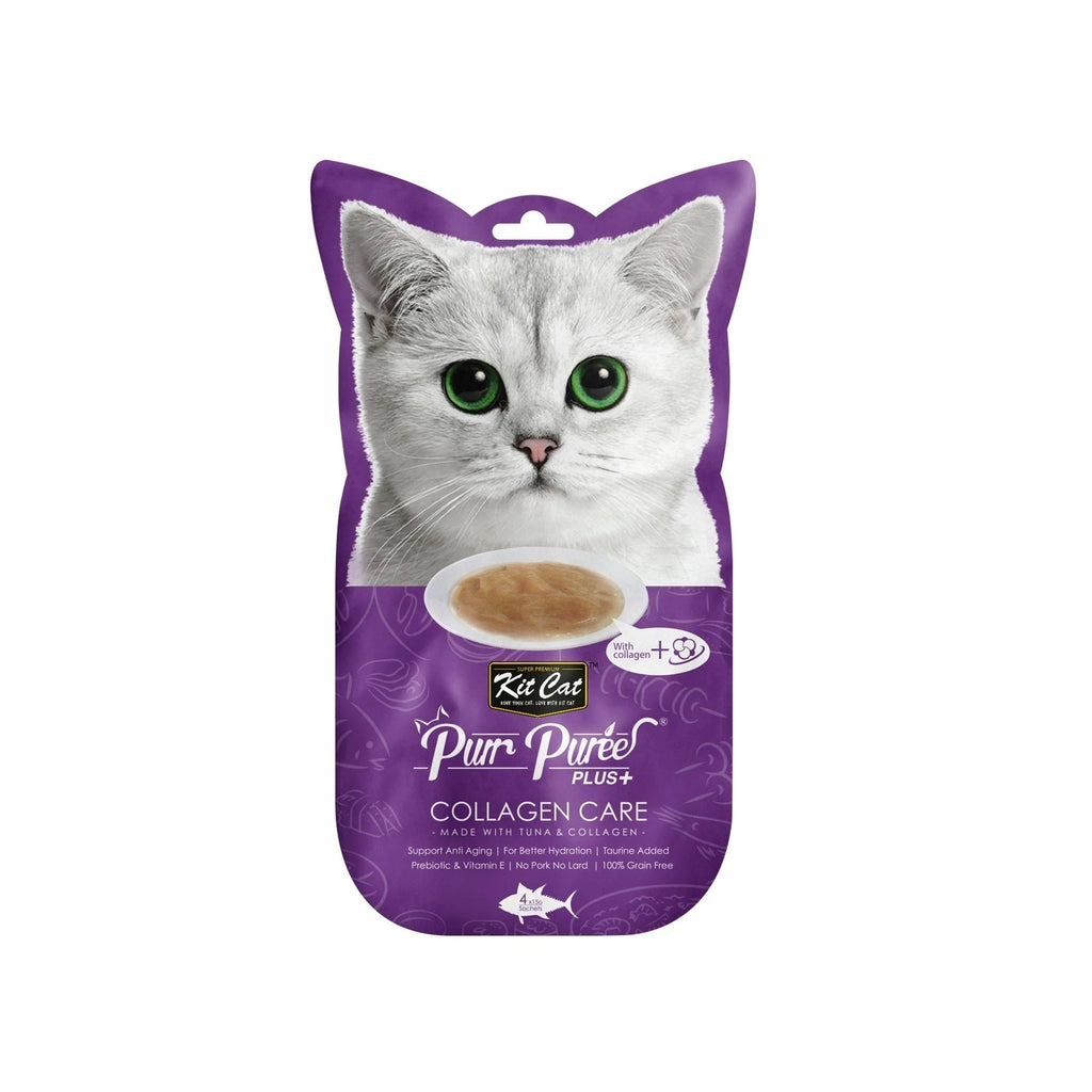 Kit Cat Purr Puree Plus + Collagen Care Tuna (4 x 15g)