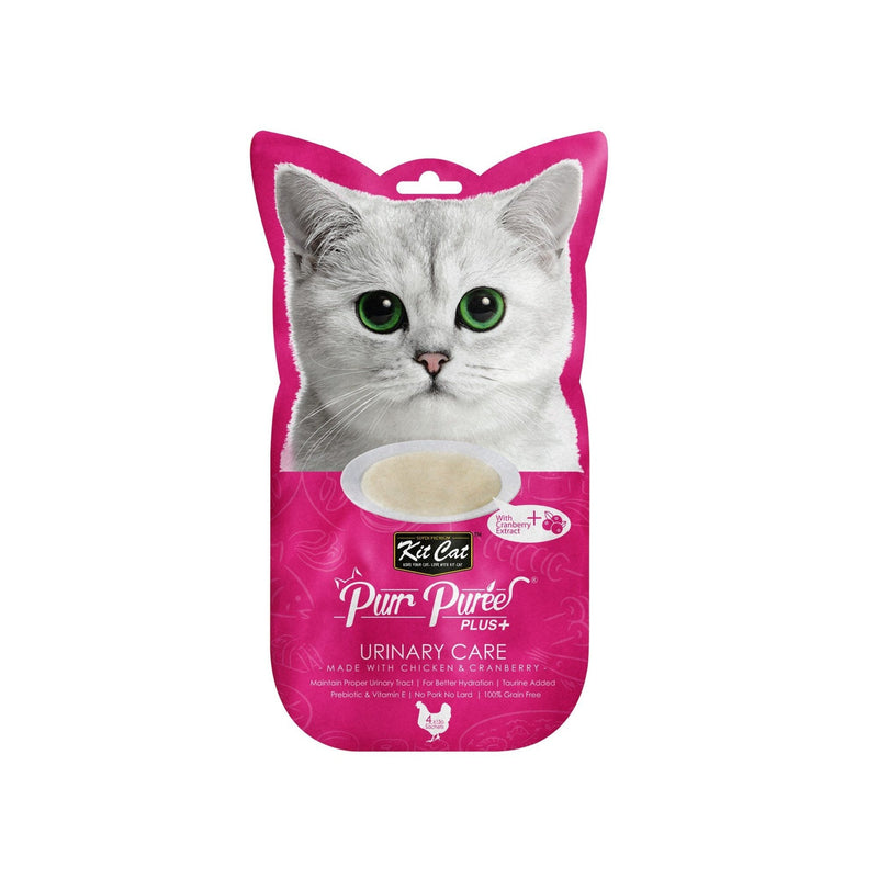 Kit Cat Purr Puree Plus + Urinary Care Chicken (4 x 15g)