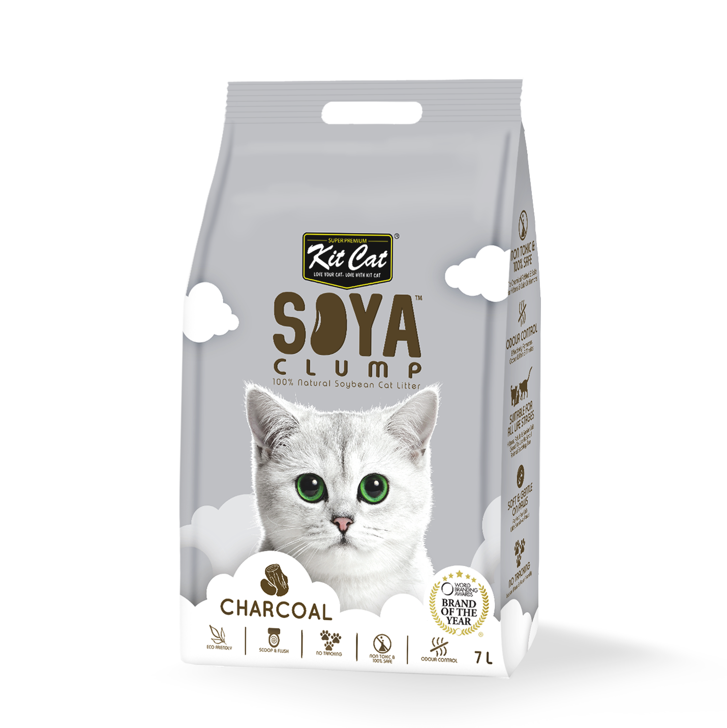 Kit Cat Soya Clump Cat Litter Pet Plus