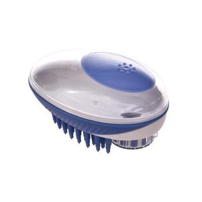 M-Pets Rubeaz Soap Dispensing Bath Grooming Brush for Dogs
