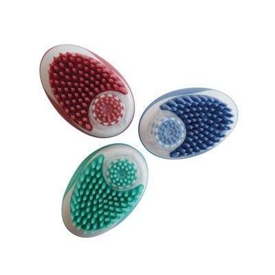 M-Pets Rubeaz Soap Dispensing Bath Grooming Brush for Dogs