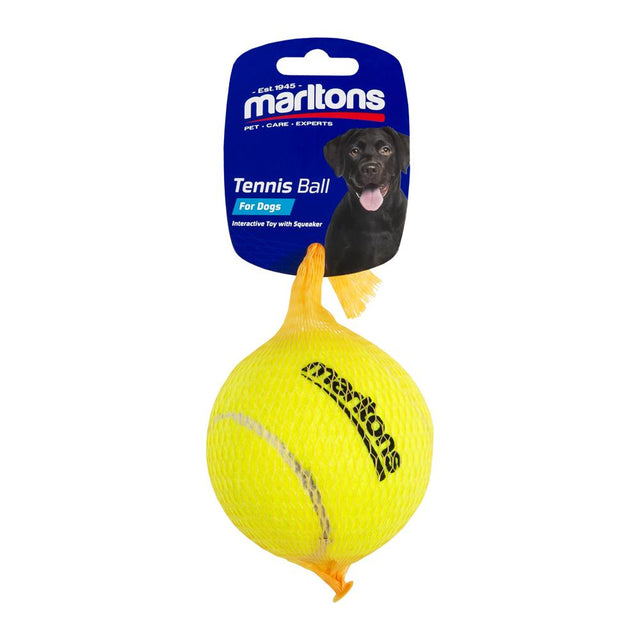 Marltons Squeaky Tennis Ball - Single Large