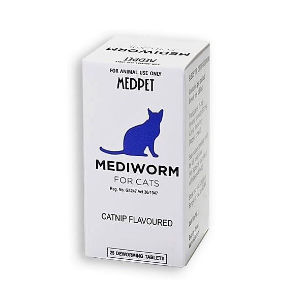 Mediworm For Cats (25 tabs)