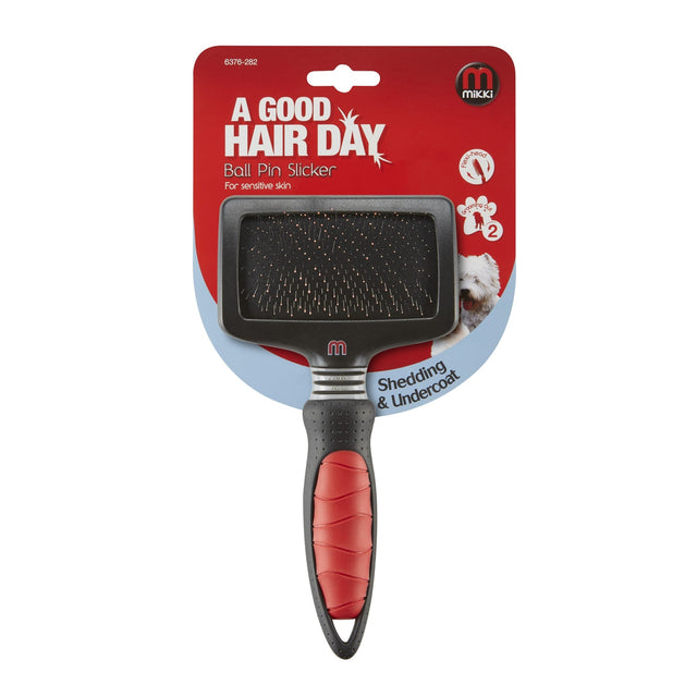 Mikki Ball Pin Slicker for Sensitive Skin - DISCONTINUED