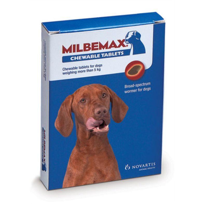 Milbemax Dog Dewormer Chewable Tablets Large (Single)