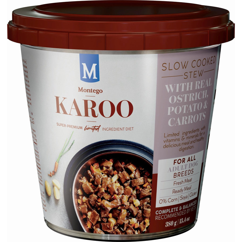 Montego Karoo Wet Food Tub - Adult Dogs - Ostrich