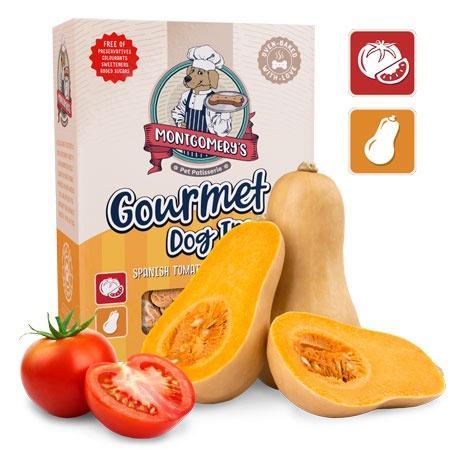 Montgomery's Gourmet Dog Treats - Tomato & Butternut Biscuits 1KG