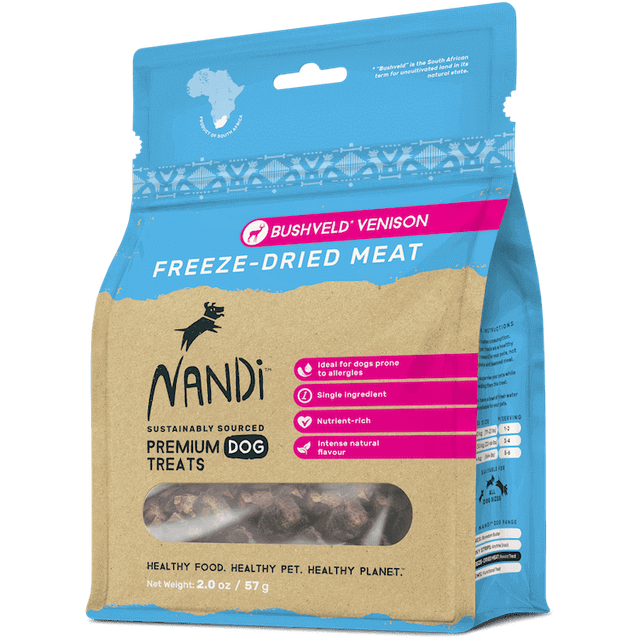 Nandi Freeze Dried Treats -Bushveld Venison