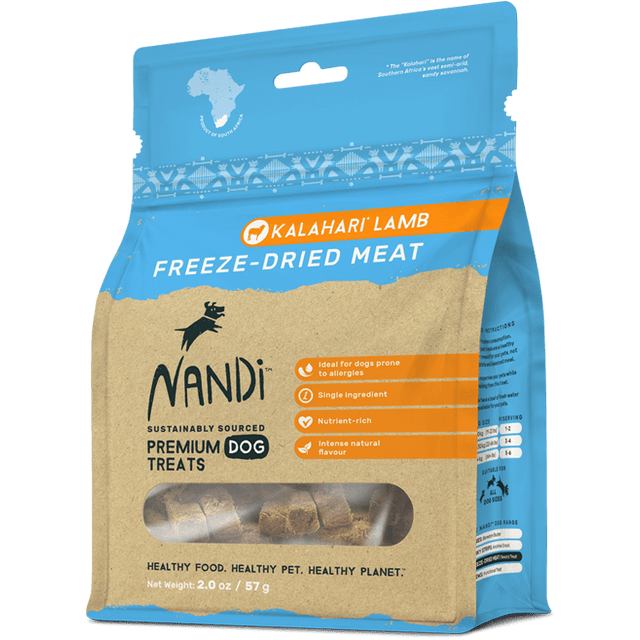 Nandi Freeze Dried Treats - Kalahari Lamb