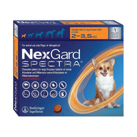 Nexgard Spectra Very Small Dog 2-3.5kg Chewable