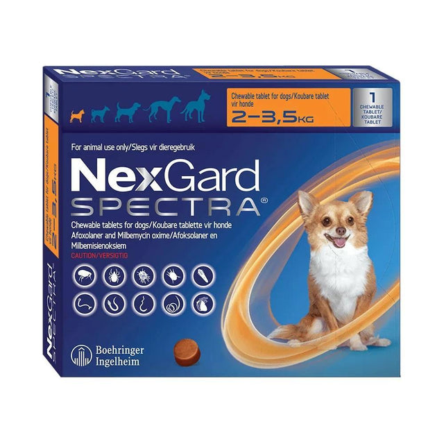 Nexgard Spectra Very Small Dog 2-3.5kg Chewable