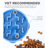Outward Hound Fun Feeder Blue
