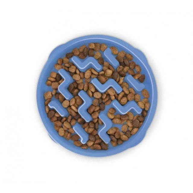 Outward Hound Fun Feeder Blue
