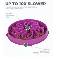 Outward Hound Fun Feeder Purple