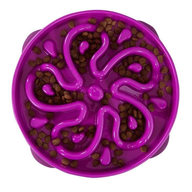 Outward Hound Fun Feeder Purple