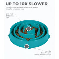 Outward Hound Fun Feeder Teal